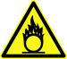 D-W011 Warnung vor brandfoerdernden Stoffen ty.svg